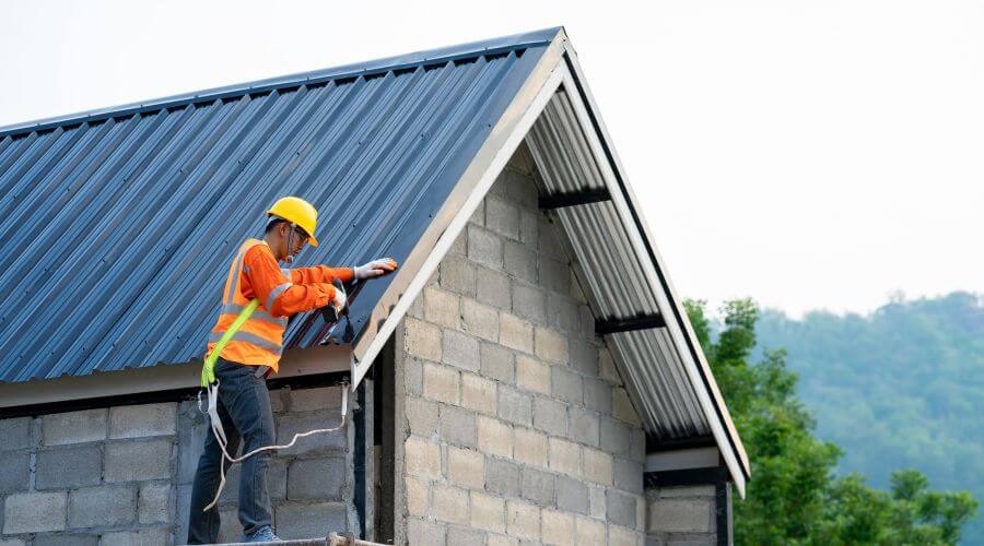 Professional metal roof installation in Haltom City, TX